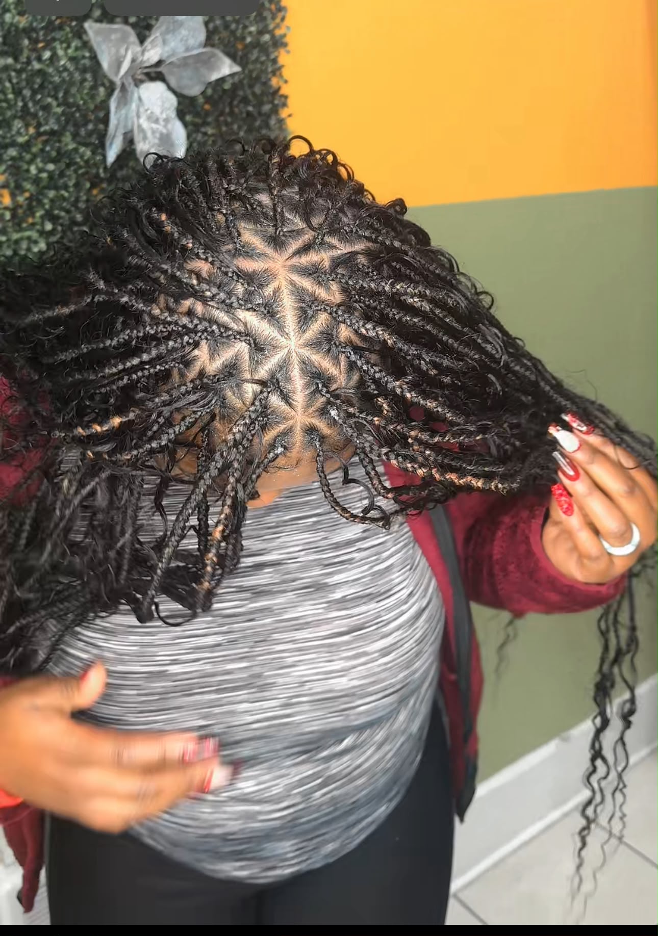 Star Part Braids hairstyle by Crownify and Services
